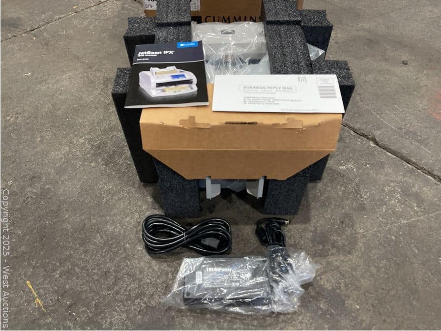 Cummins Allison Jet scan Ifx I100 Scanner In Box With Cords, photo 3 of 11