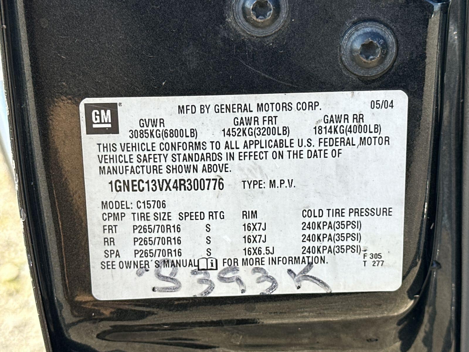 2004 Chevrolet Tahoe, photo 73 of 74