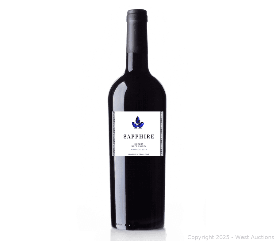 (1 Case/12 Bottles) 2023 Napa Merlot 750 ml, photo 2 of 3