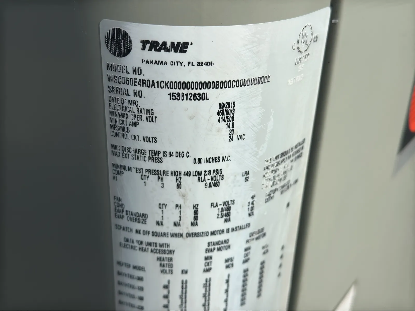 Trane Commercial Rooftop HVAC Unit (Unused), photo 4 of 13