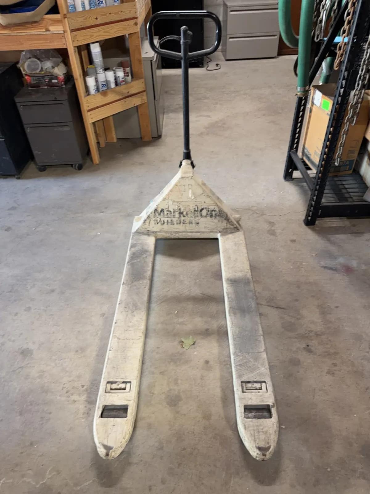used-manual-pallet-jack-with-forks-66641d