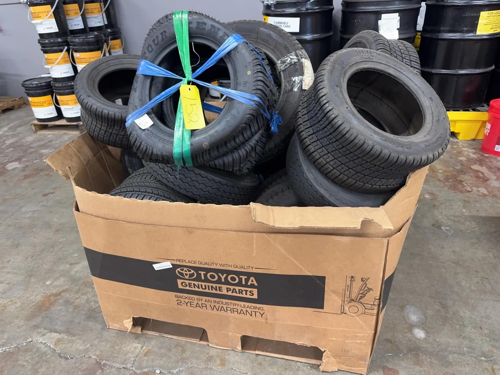 contents-of-bin-assorted-golf-and-utility-cart-wheels-0a8125