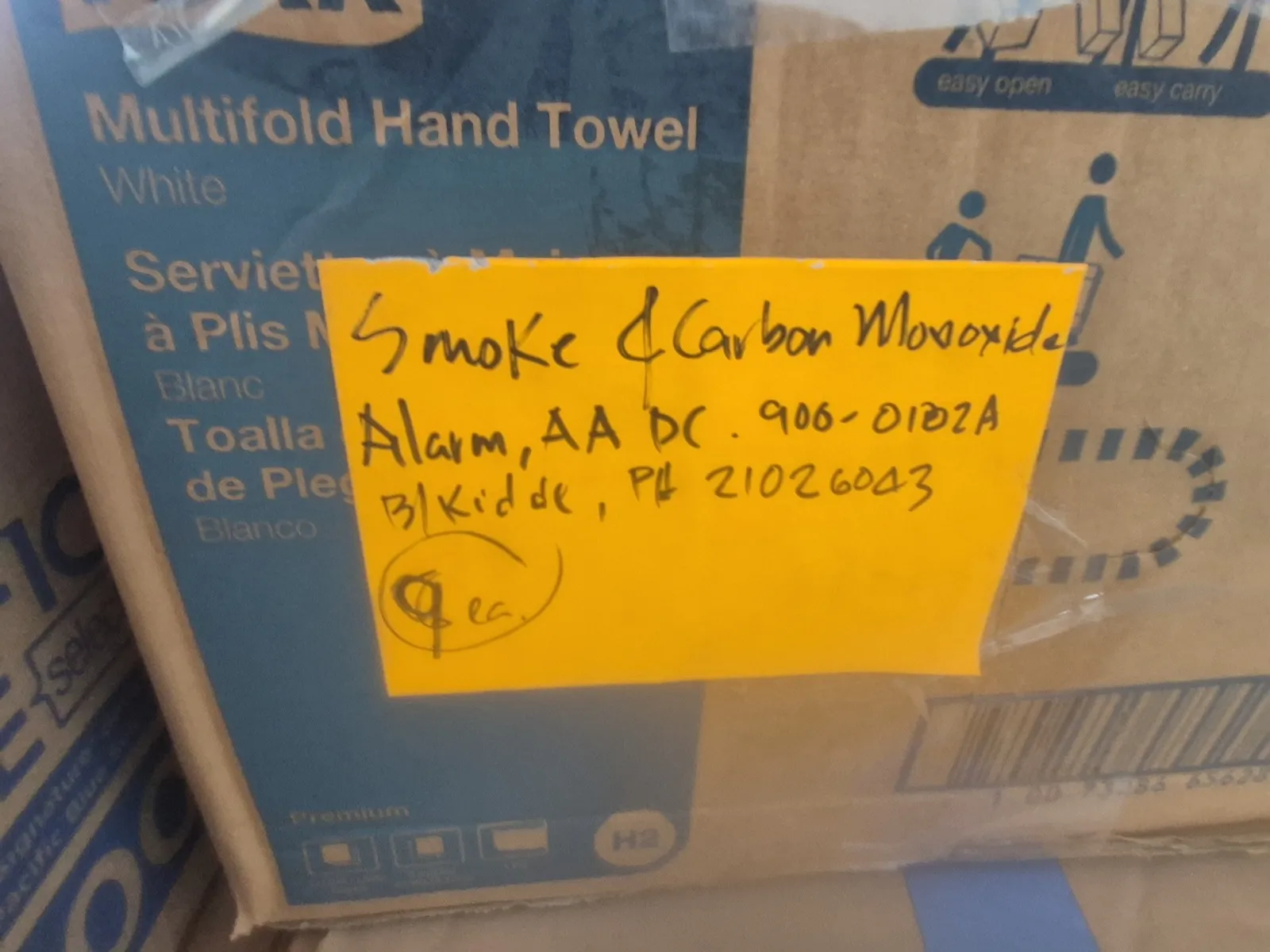 Contents Of Pallet: Assortment Of Smoke And CO Alarm - (5) Exit Signs, photo 3 of 7