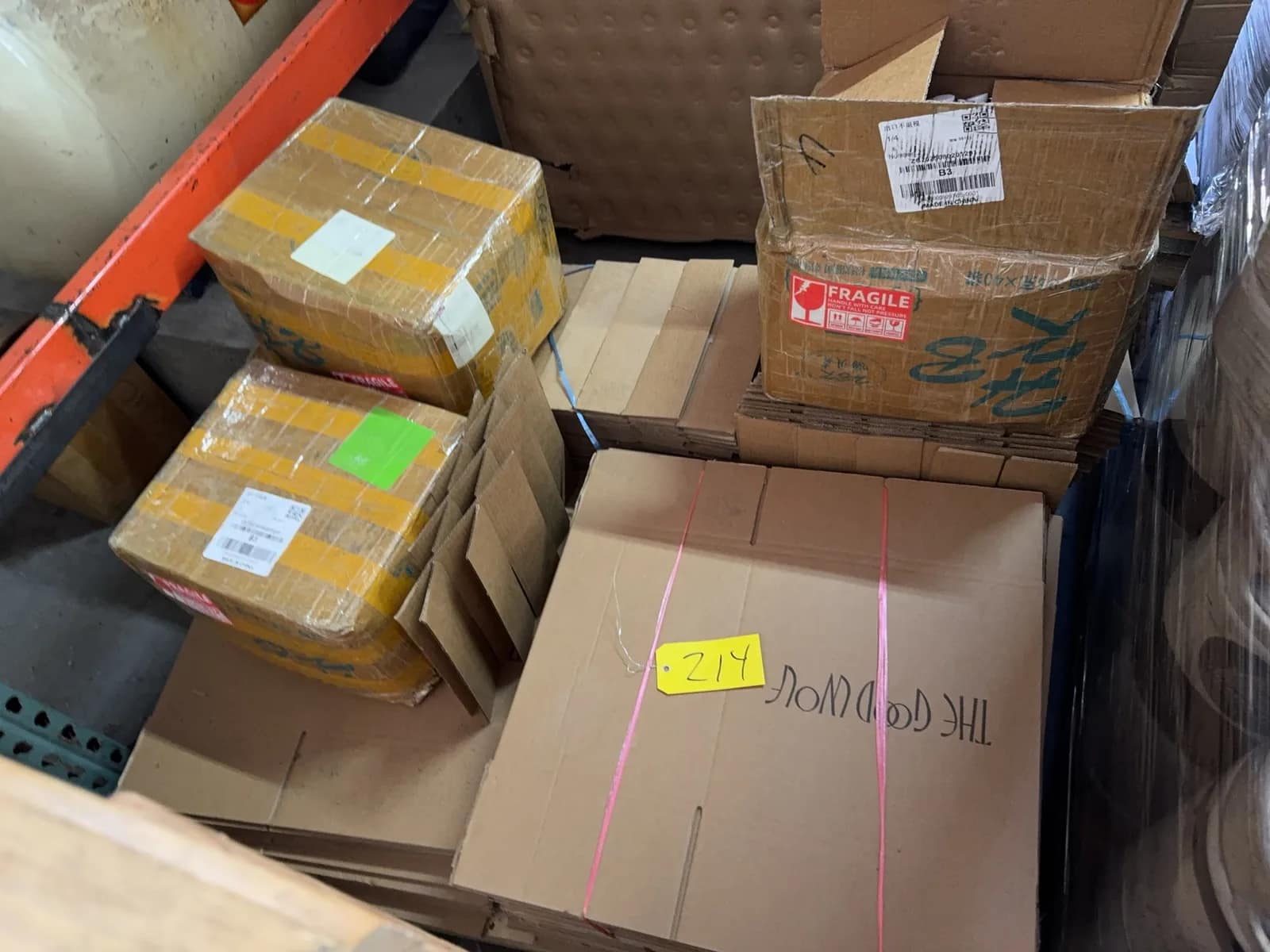 contents-of-pallet-assorted-cardboard-packaging-bottle-tops-and-more-668e8f