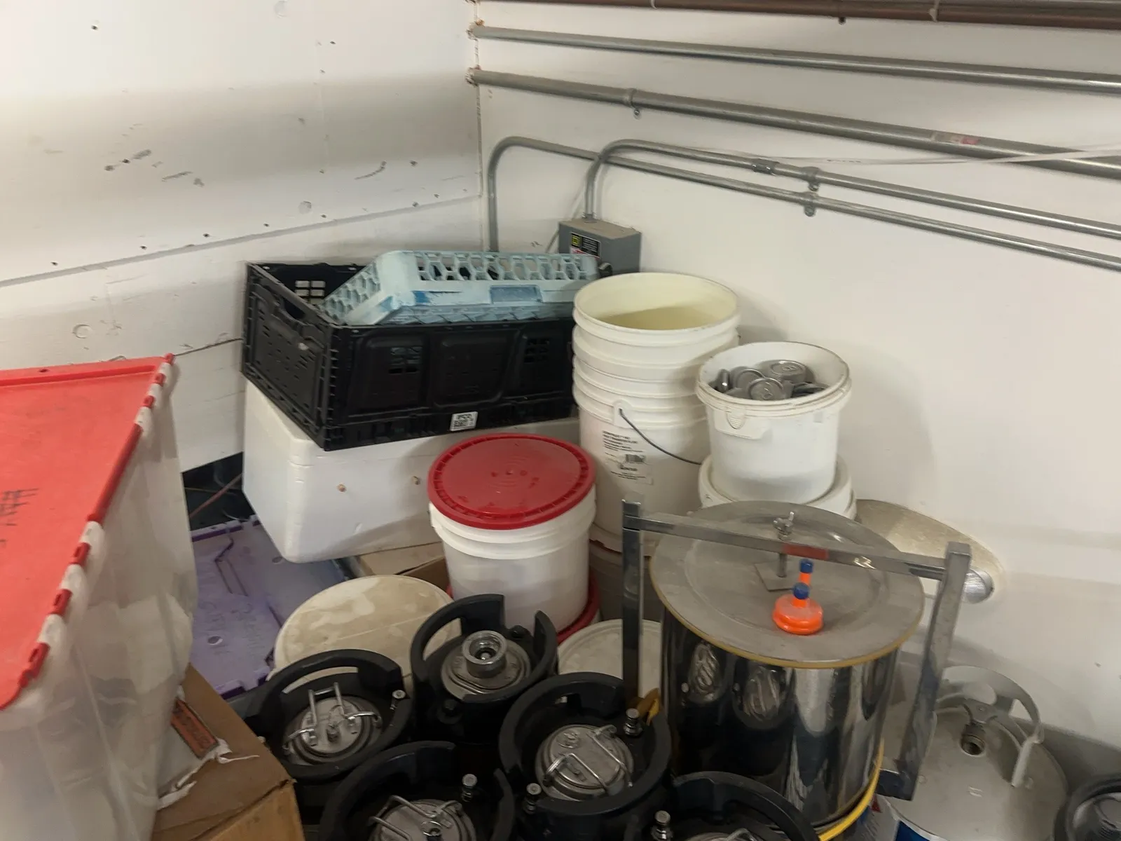 Bulk Lot: Kegs, Bottles, Clamps, Valves, Caps, Storage Racking, And More, photo 9 of 14