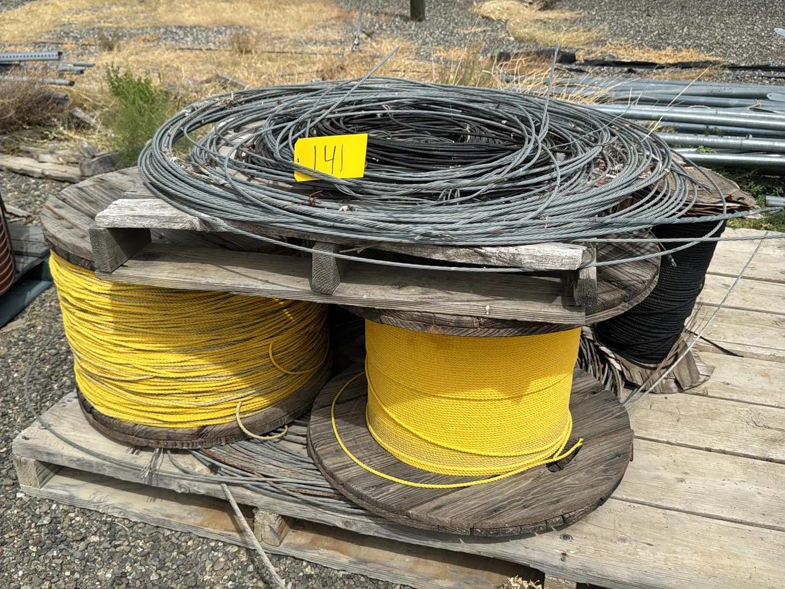 contents-of-pallet-assorted-rope-spools-steel-cable-and-more-5a5a13