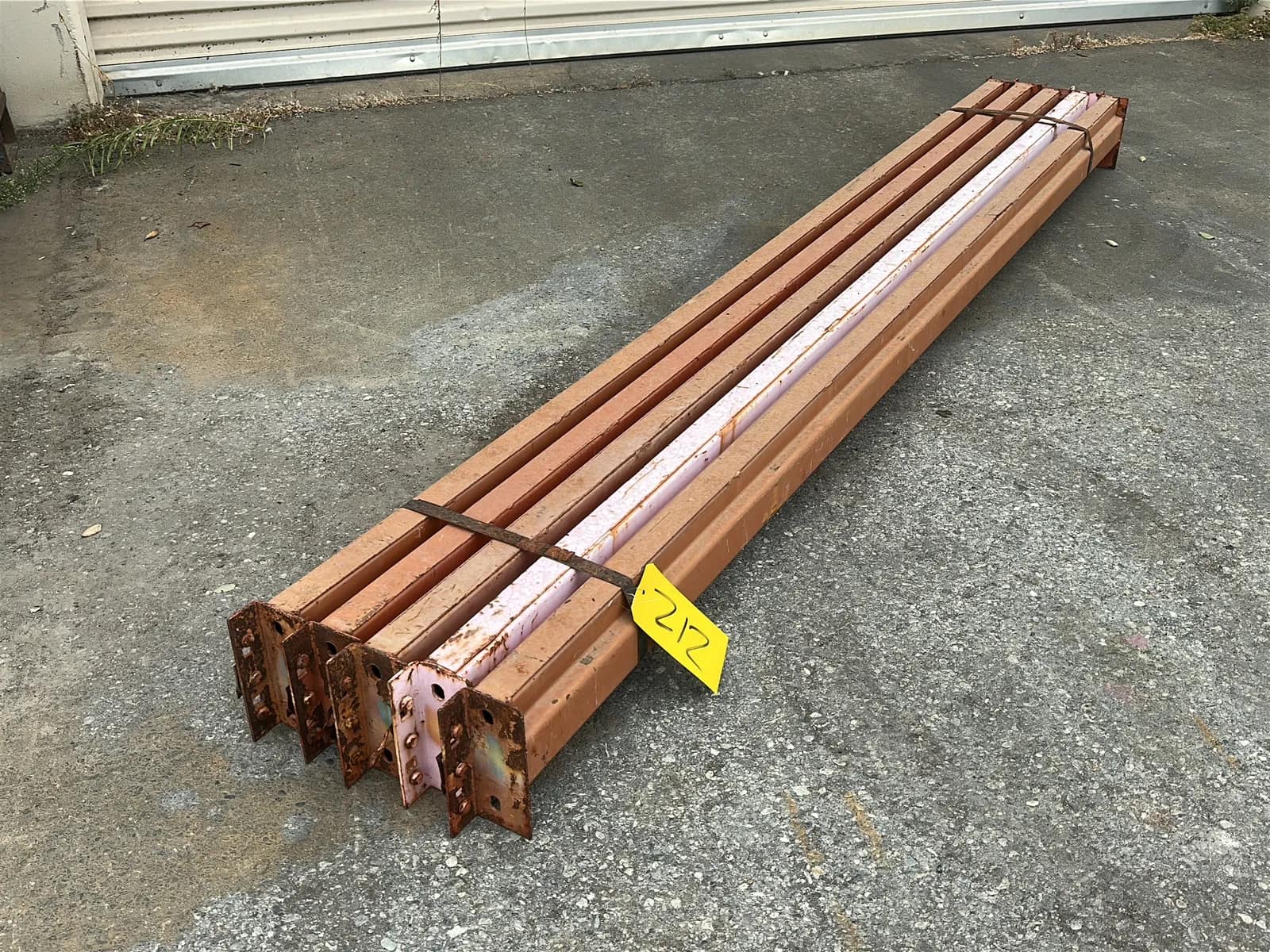 (5) 96”x4” Pallet Racking Crossmembers, photo 3 of 4