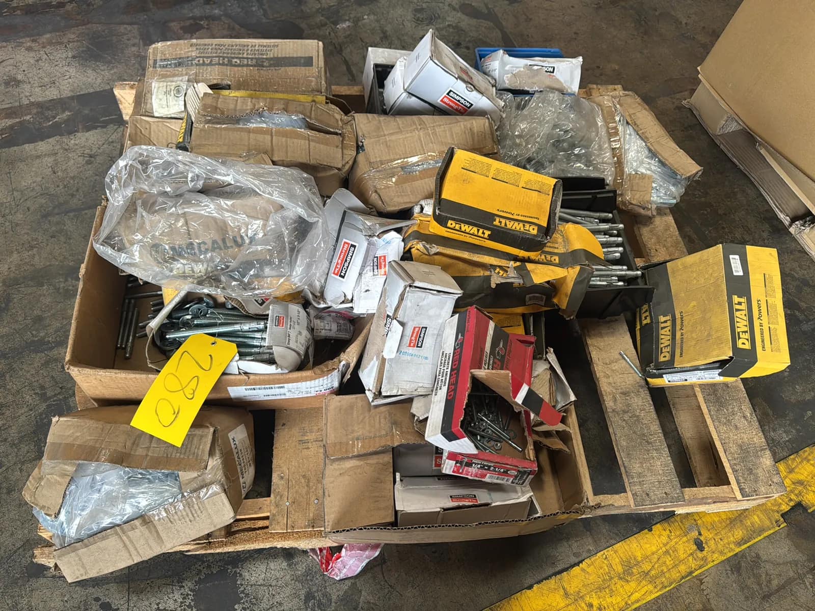 contents-of-pallet-assorted-steel-hardware-simpson-strong-tie-dewalt-fasteners-and-more-a48bd3