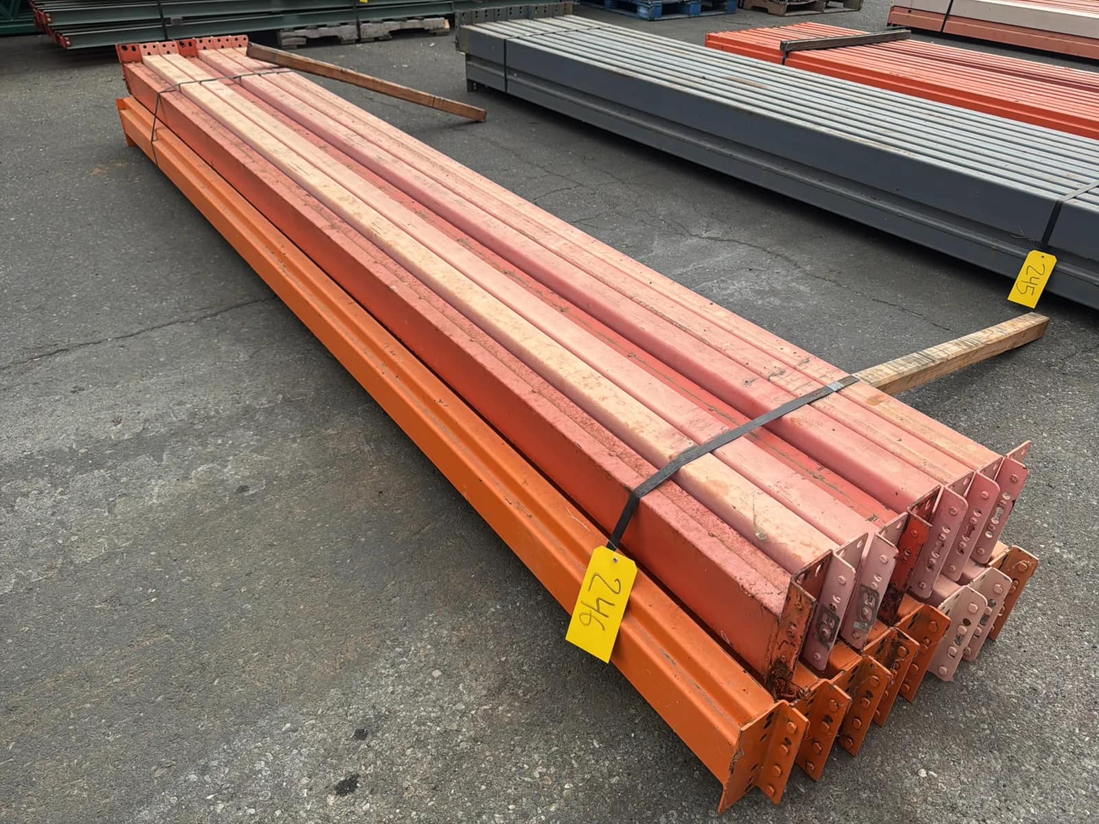 (15) 144” Pallet Racking Crossmembers, photo 1 of 5