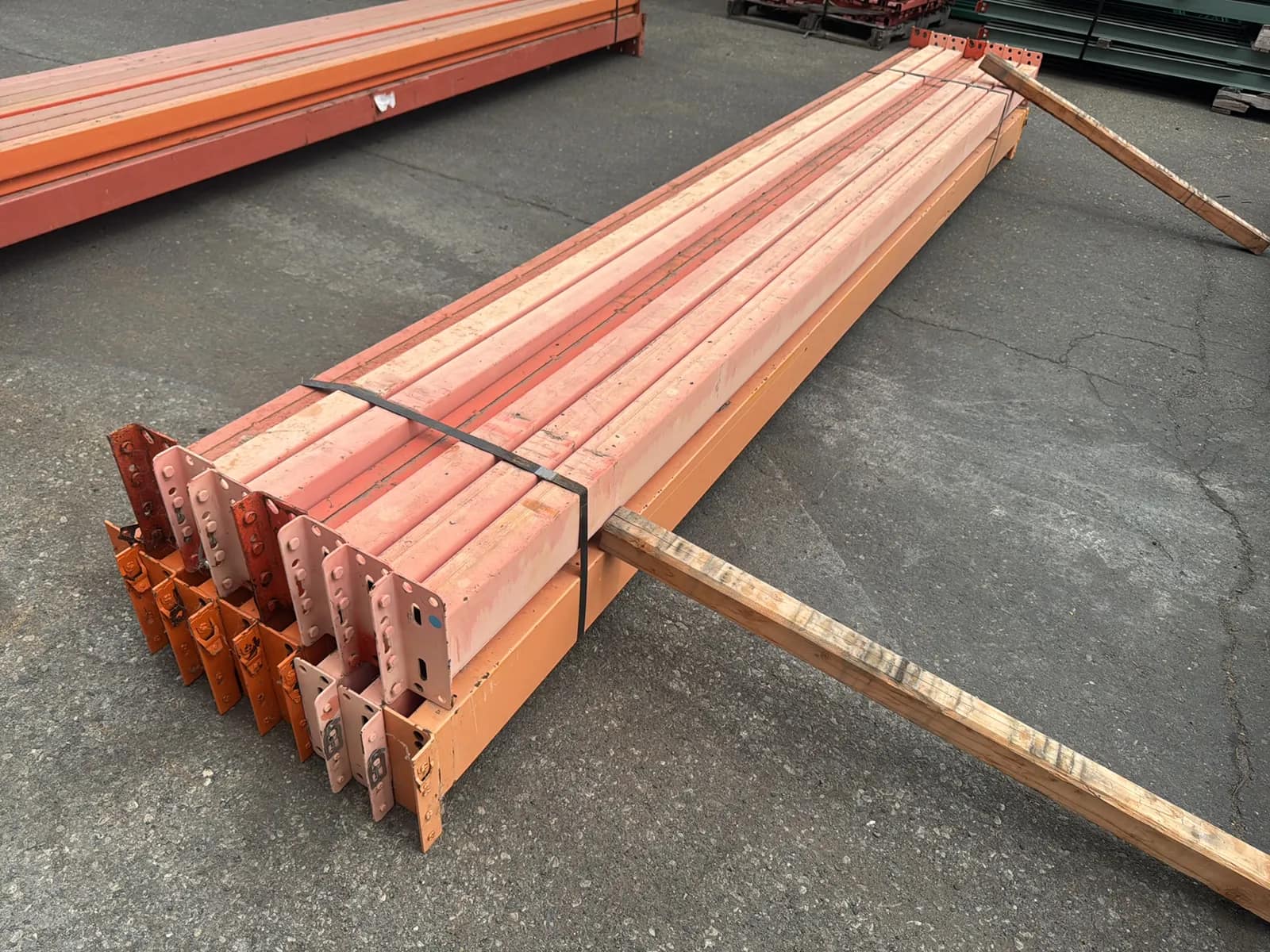 (15) 144” Pallet Racking Crossmembers, photo 3 of 5