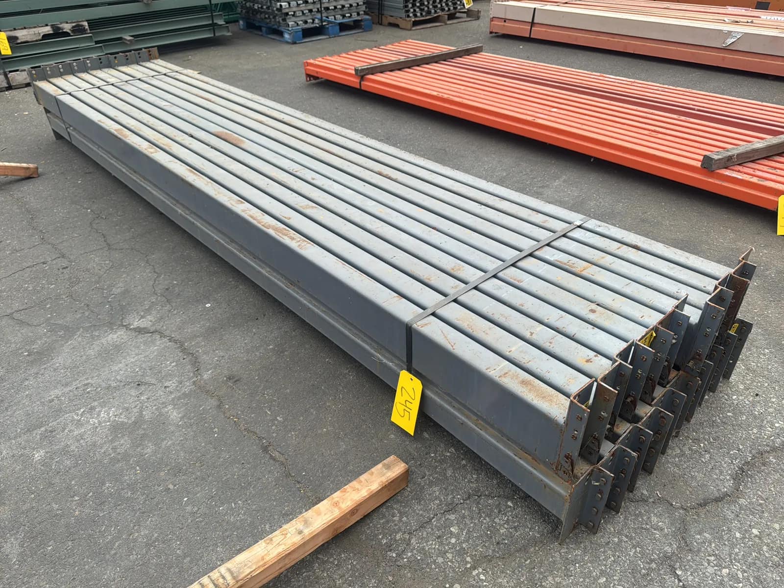 (20) 144” Pallet Racking Crossmembers, photo 1 of 5