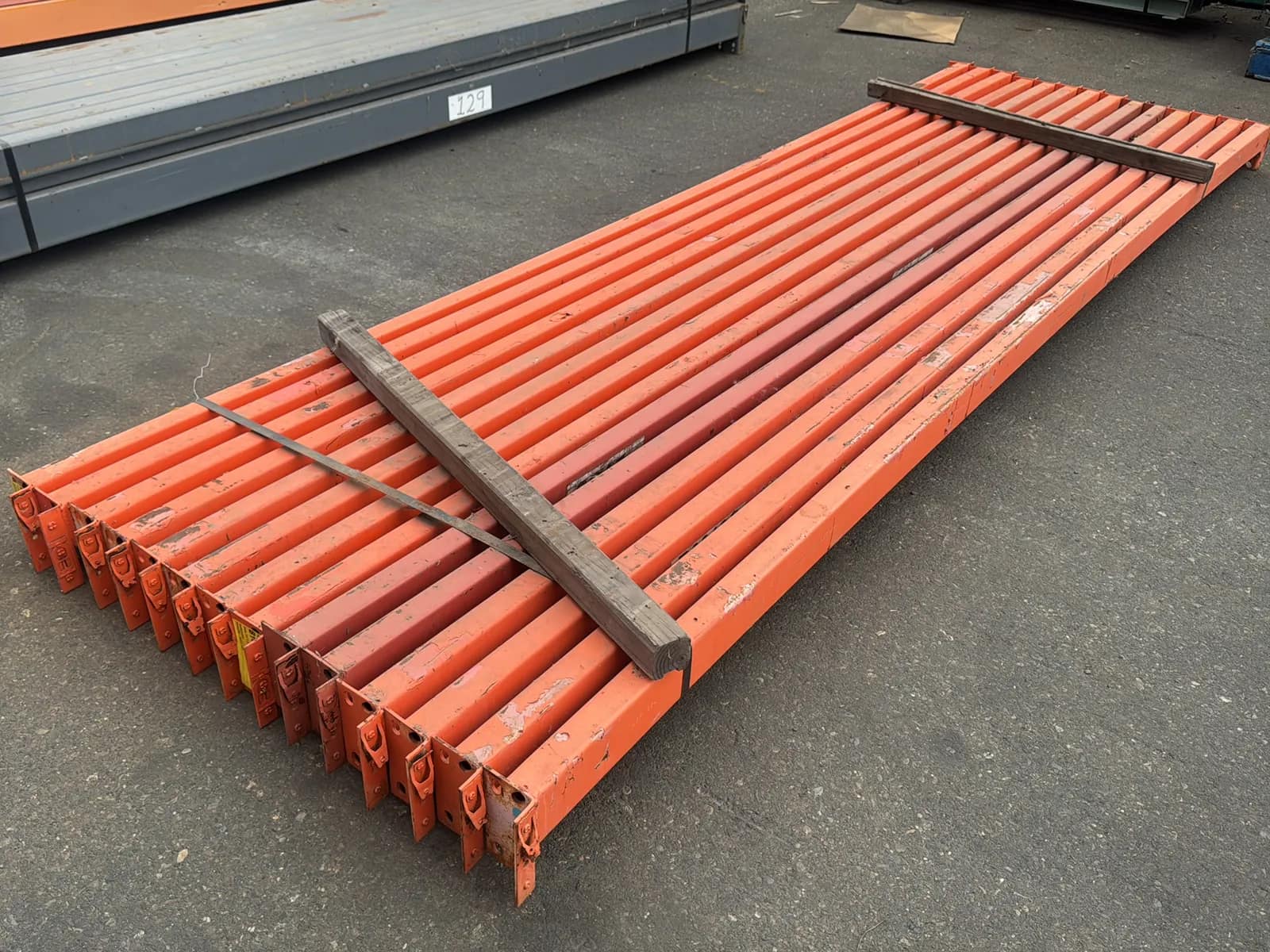 (14) 144” Pallet Racking Crossmembers, photo 3 of 5
