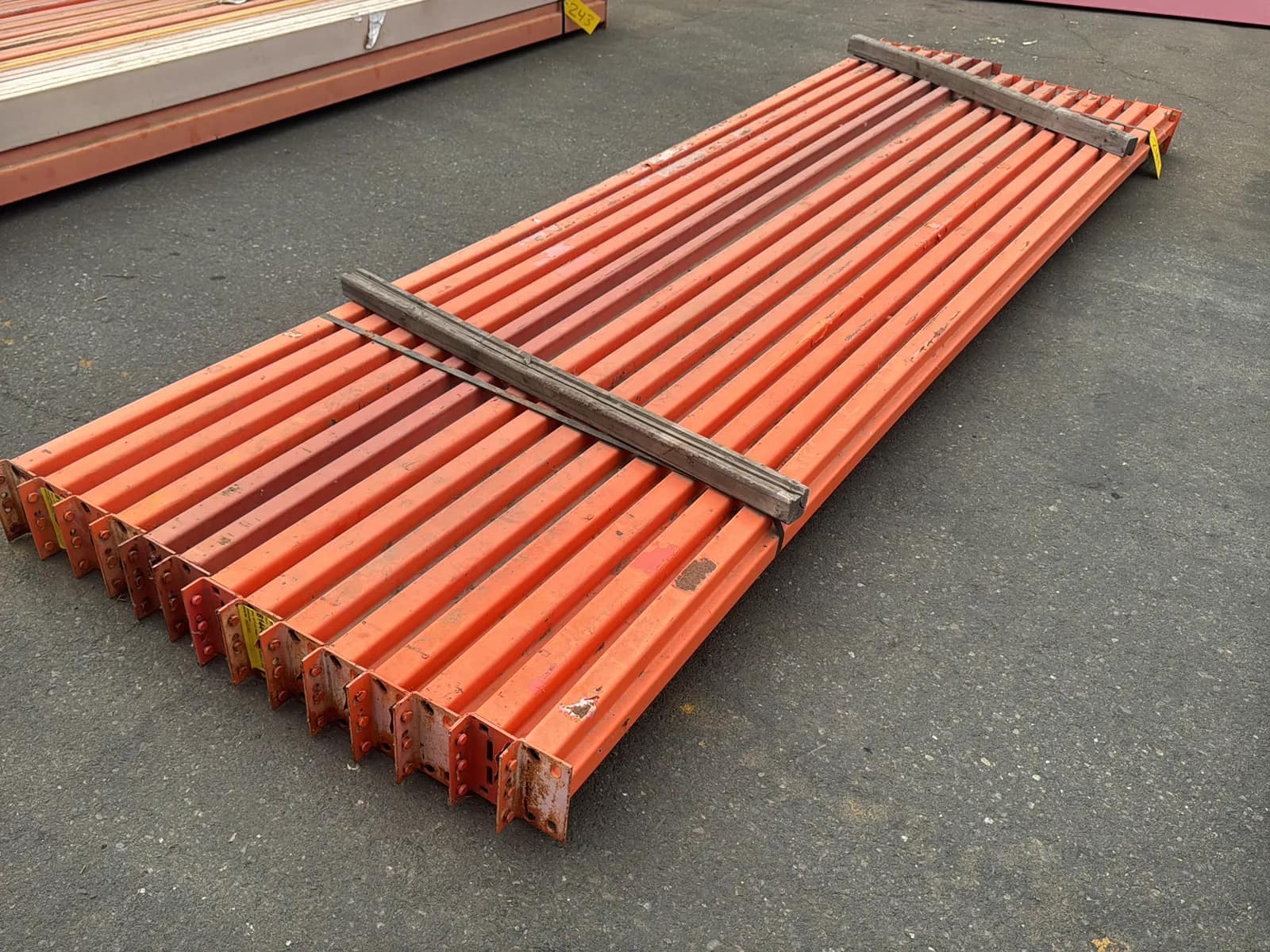 (14) 144” Pallet Racking Crossmembers, photo 5 of 5