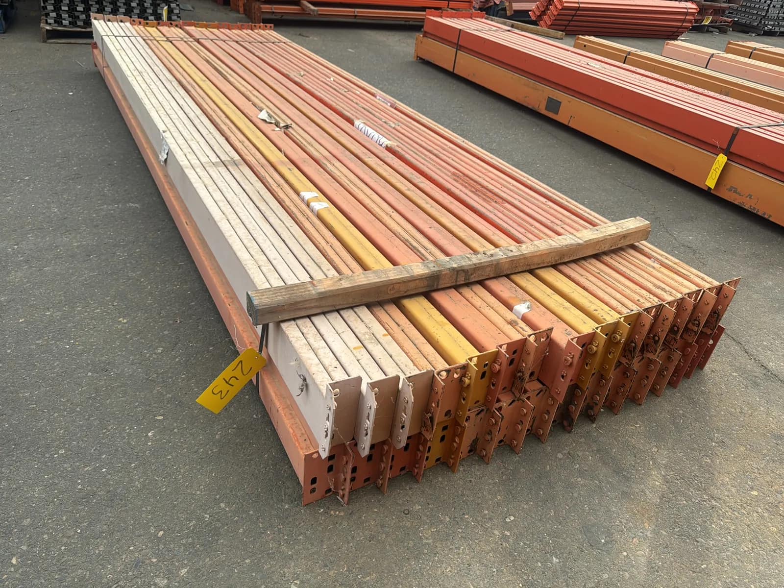 (30) 144” Pallet Racking Crossmembers, photo 2 of 6