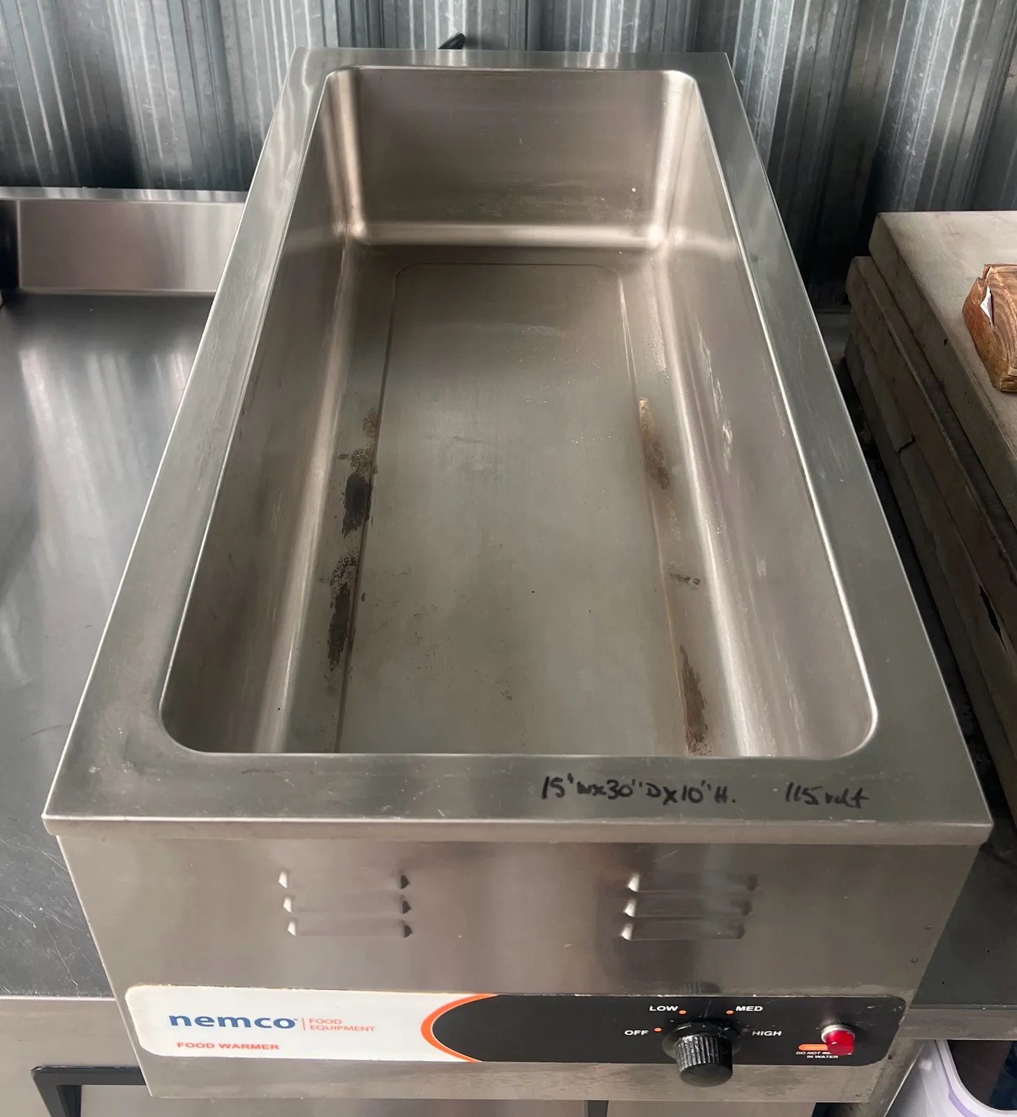 Nemco Food Warmer Stainless Steel Commercial Equipment, photo 4 of 6