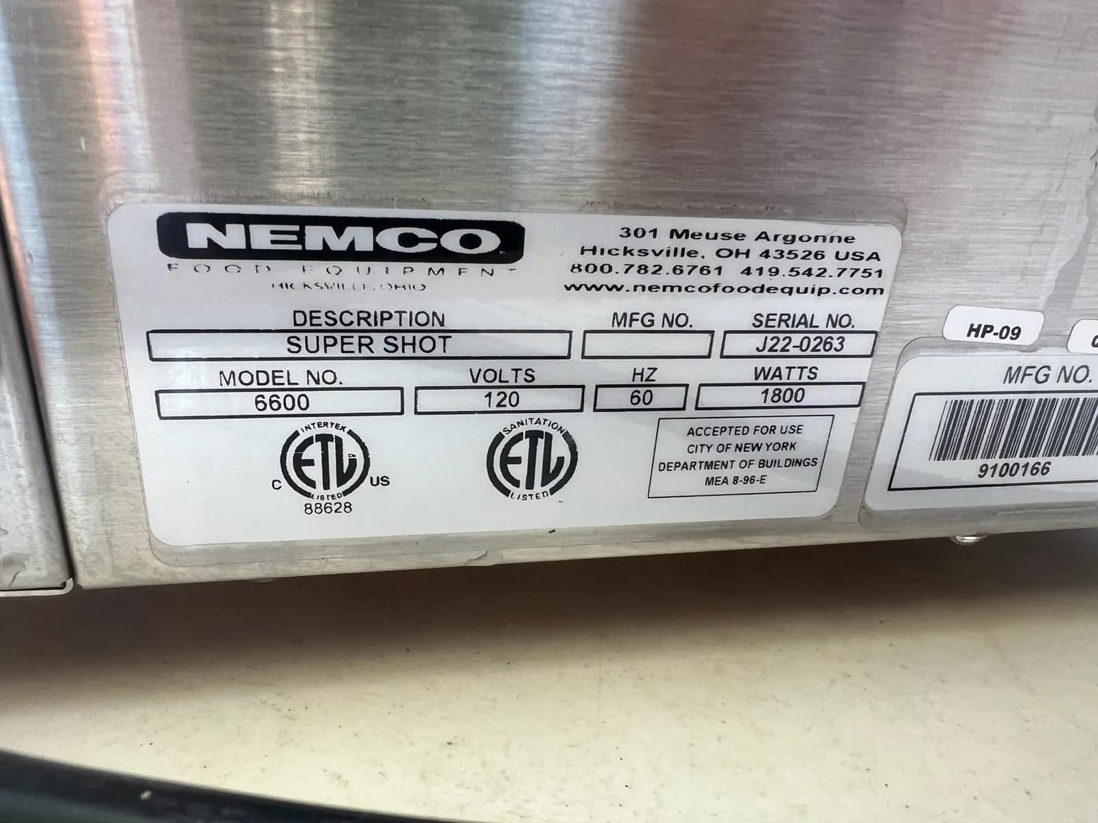 Nemco Super Shot Food Warmer Commercial Equipment, photo 5 of 5