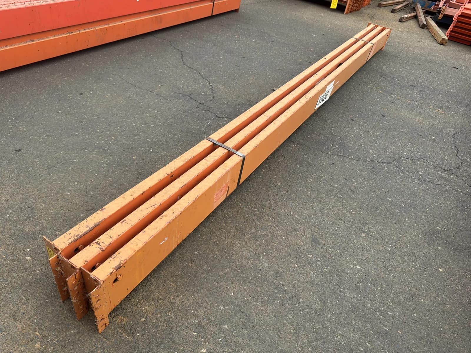 (3) 144” Pallet Racking Crossmembers, photo 2 of 5