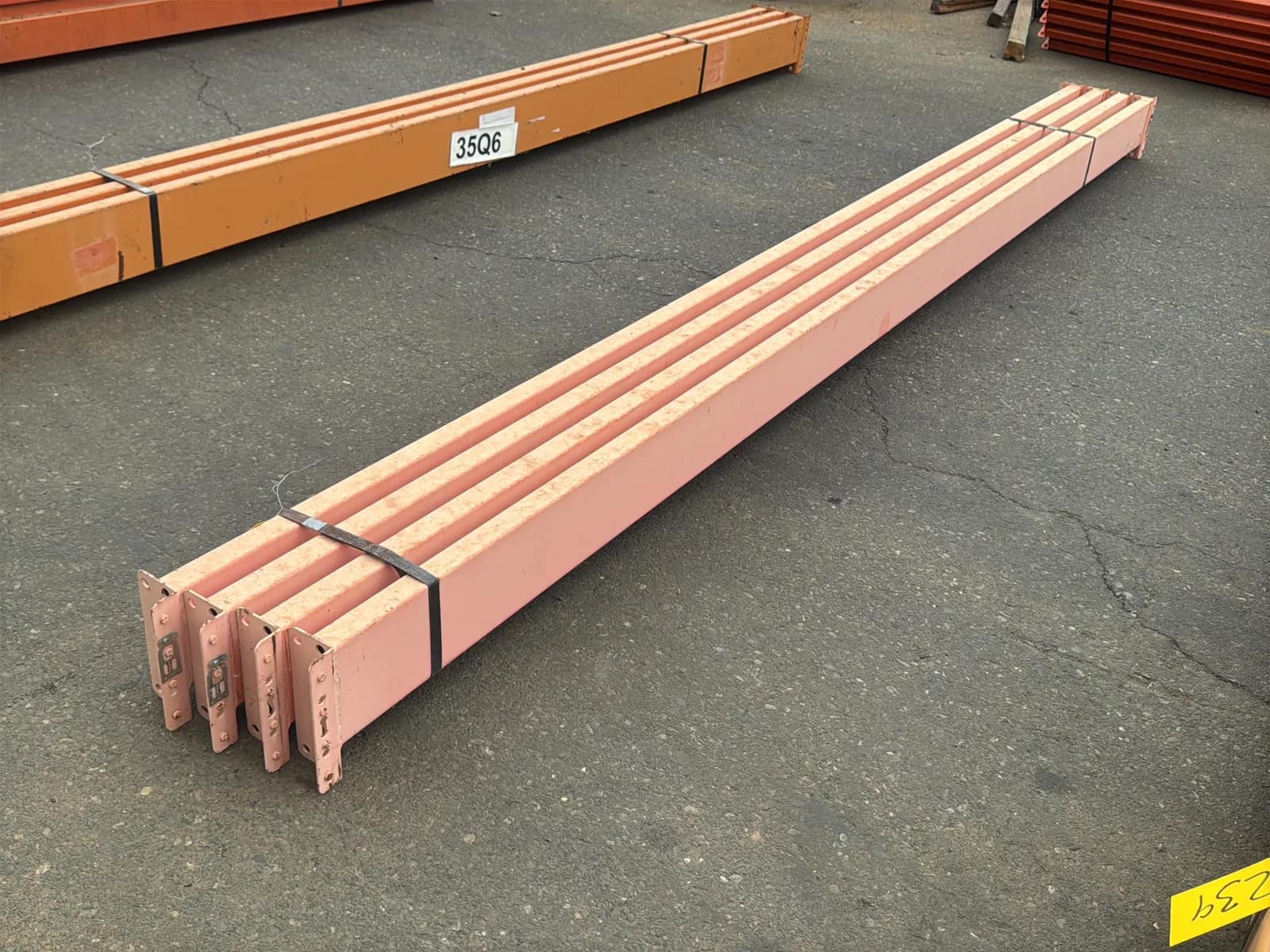 (4) 144” Pallet Racking Crossmembers, photo 3 of 5