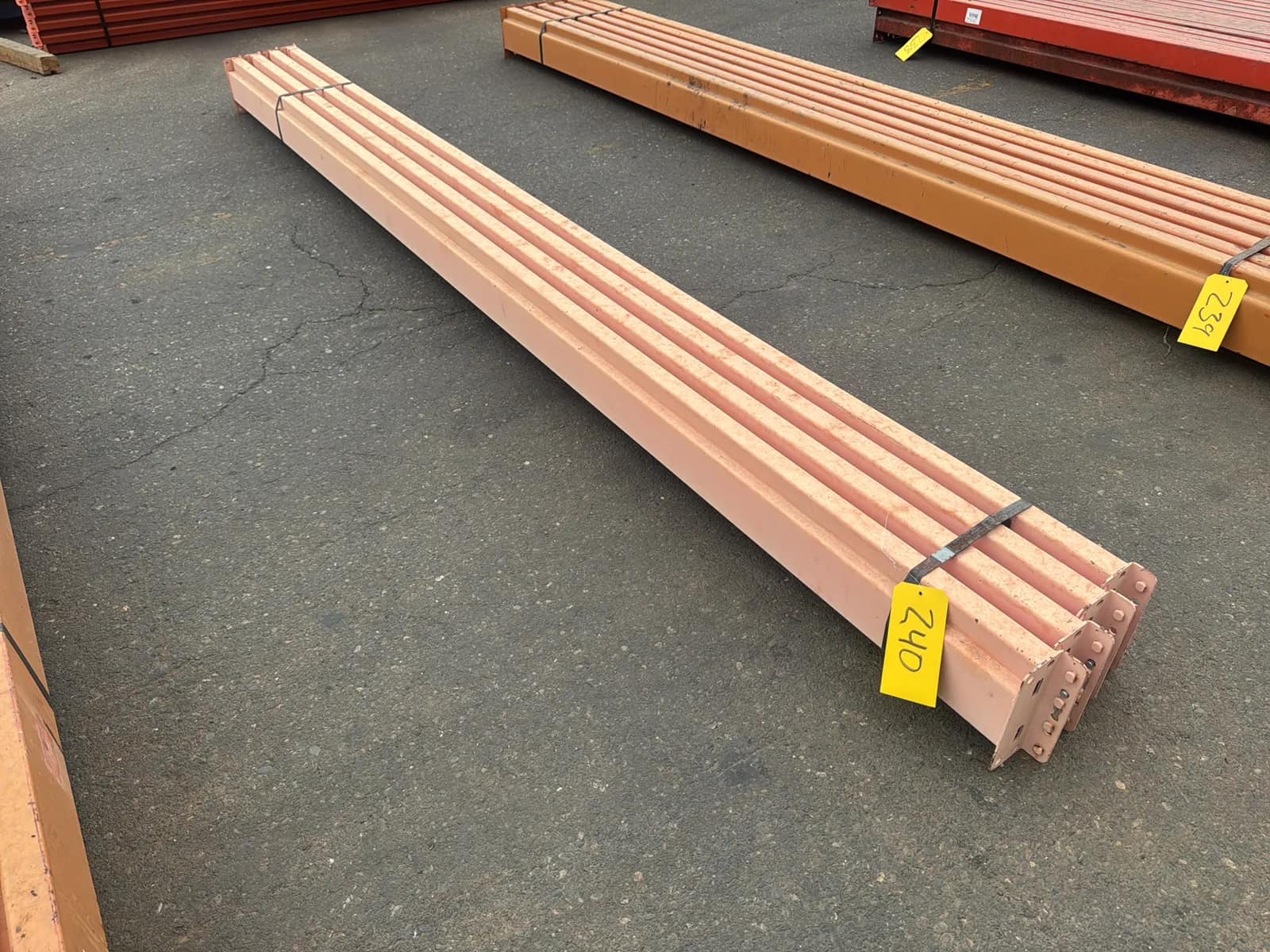 (4) 144” Pallet Racking Crossmembers, photo 1 of 5