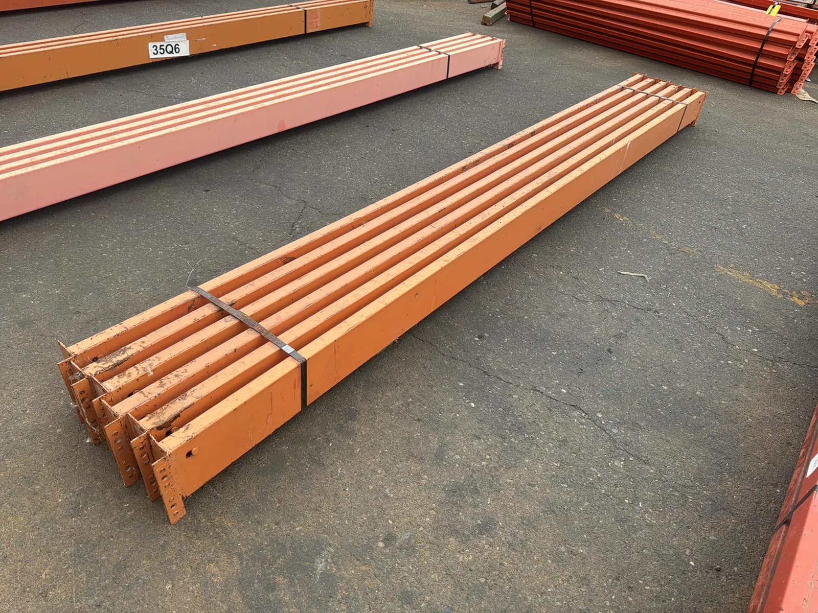 (6) 144” Pallet Racking Crossmembers, photo 3 of 5