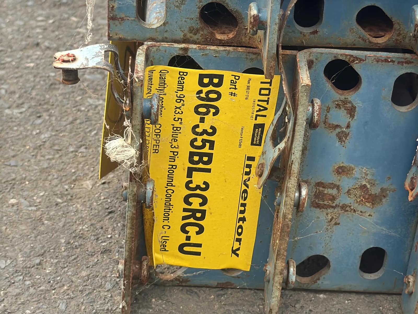 (30) 96” Pallet Racking Crossmembers, photo 4 of 5