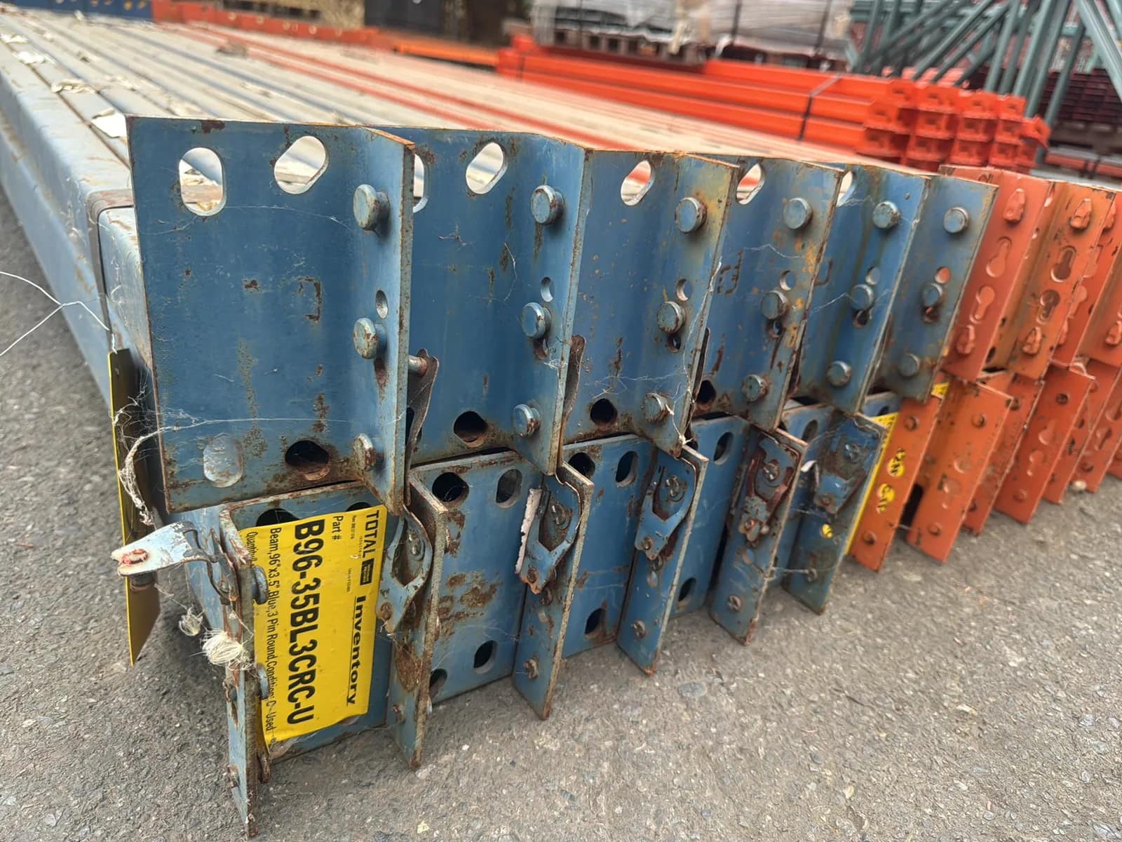 (30) 96” Pallet Racking Crossmembers, photo 3 of 5