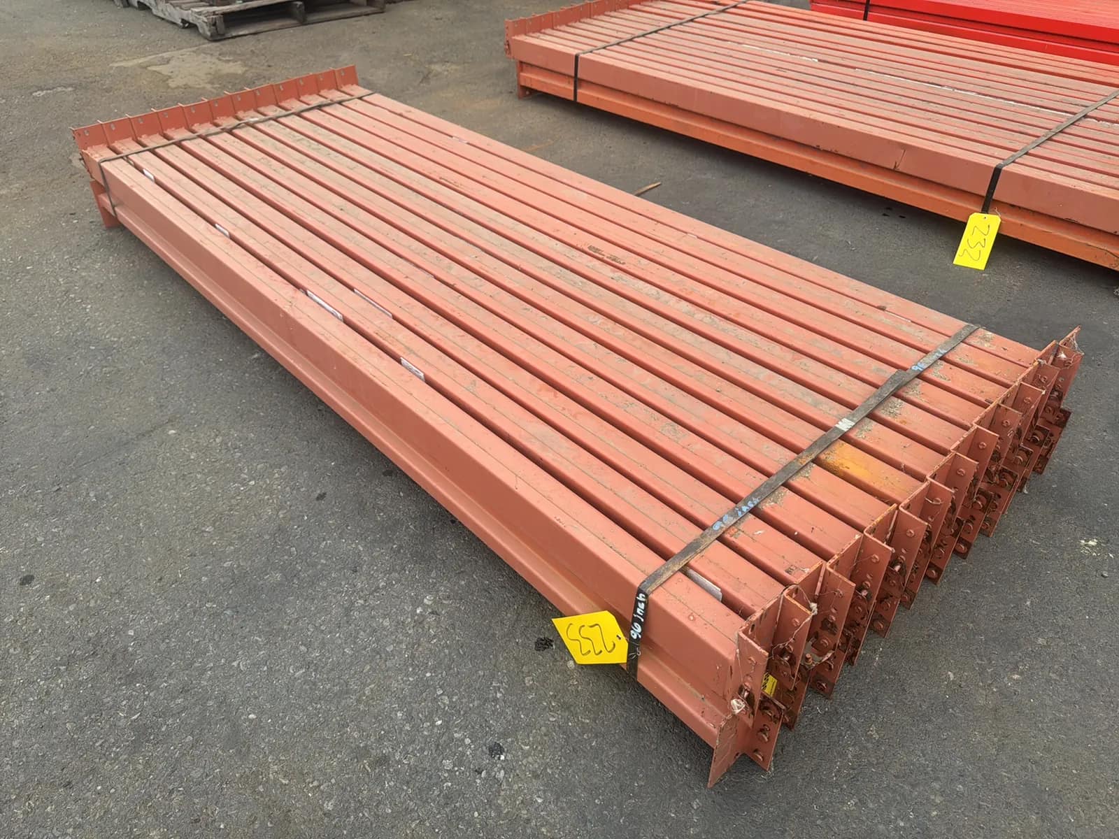 (24) 96” Pallet Racking Crossmembers, photo 1 of 5