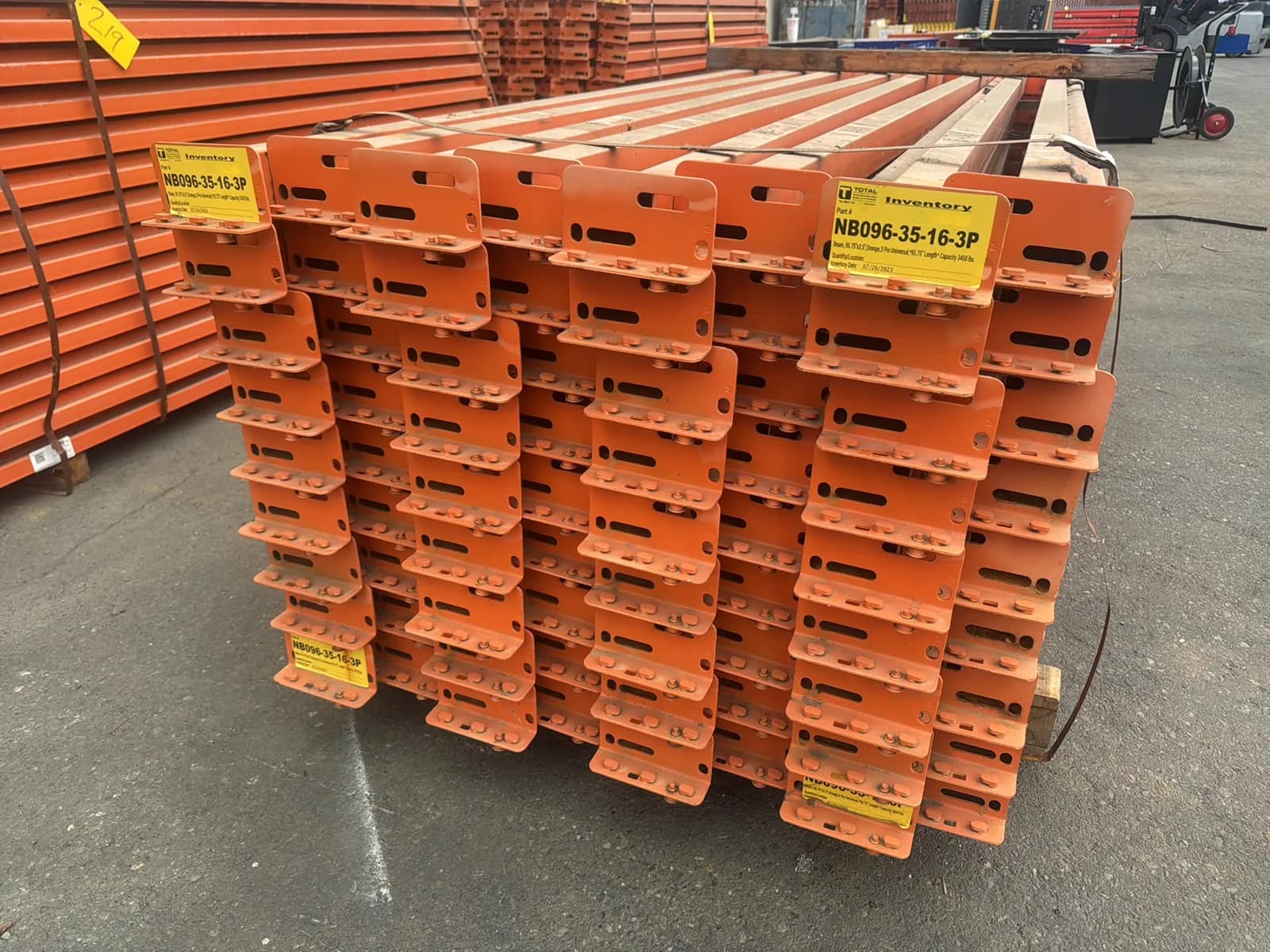 (72) 97” Pallet Racking Crossmembers, photo 3 of 6