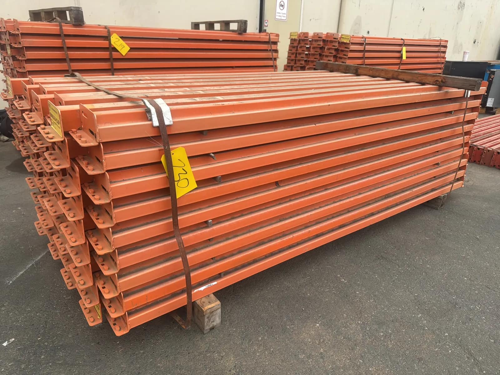 (72) 97” Pallet Racking Crossmembers, photo 2 of 6
