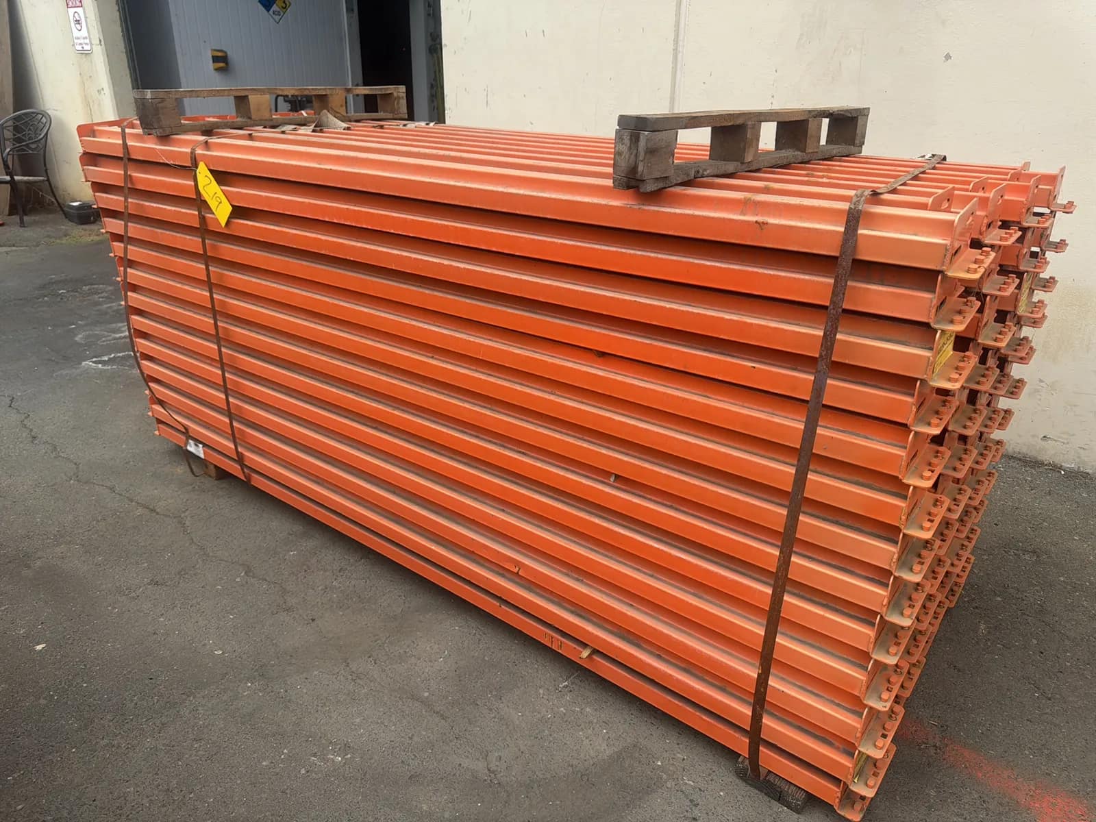 (104) 96” Pallet Racking Crossmembers, photo 1 of 6