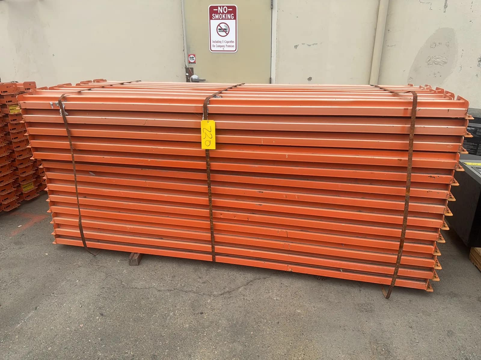 (104) 96” Pallet Racking Crossmembers, photo 2 of 5