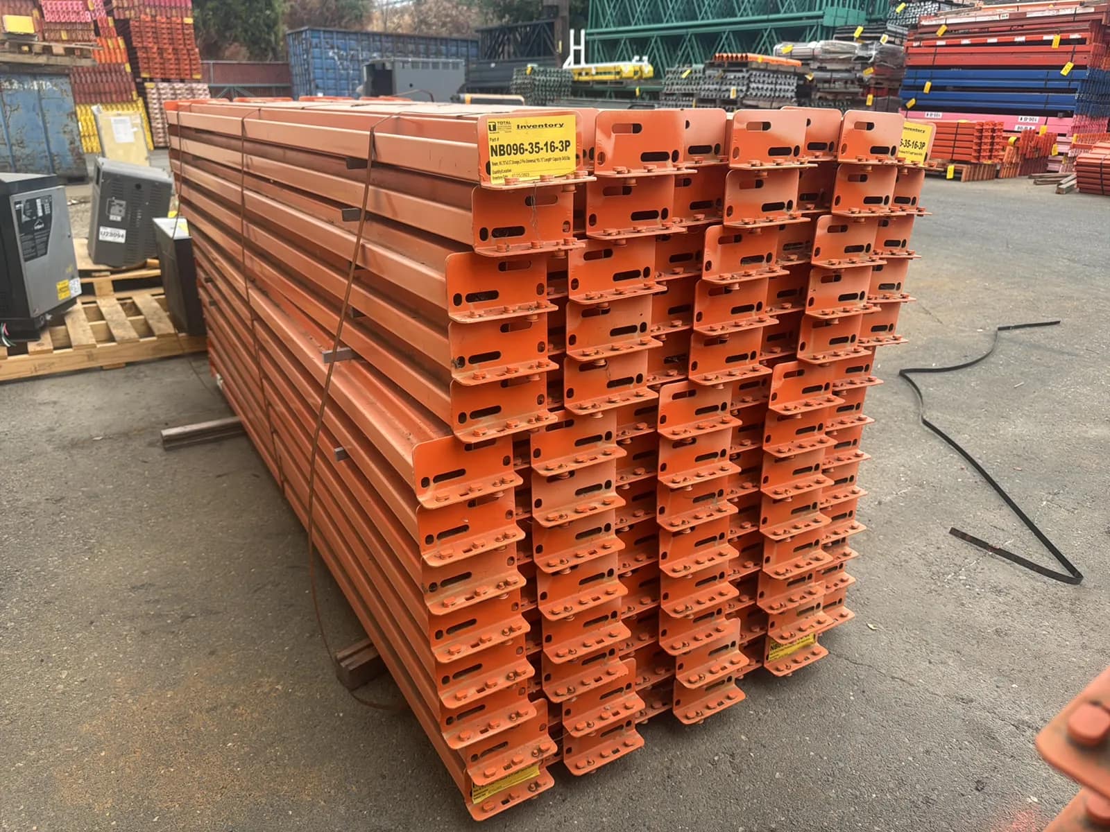(104) 96” Pallet Racking Crossmembers, photo 3 of 5