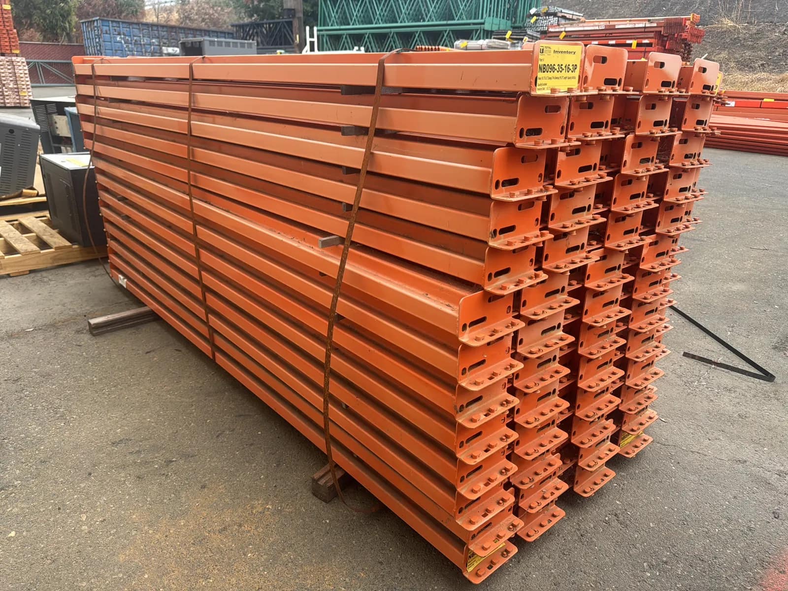 (104) 96” Pallet Racking Crossmembers, photo 4 of 5