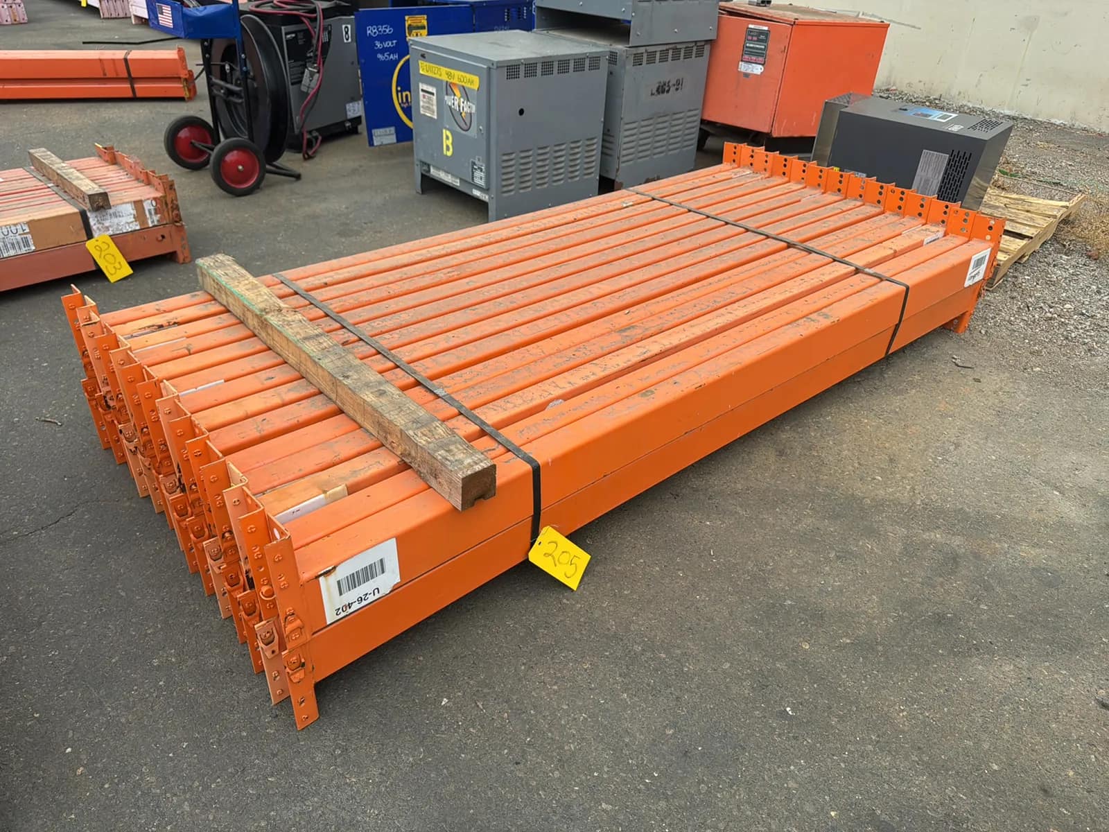 (28) 96” Pallet Racking Crossmembers, photo 1 of 5