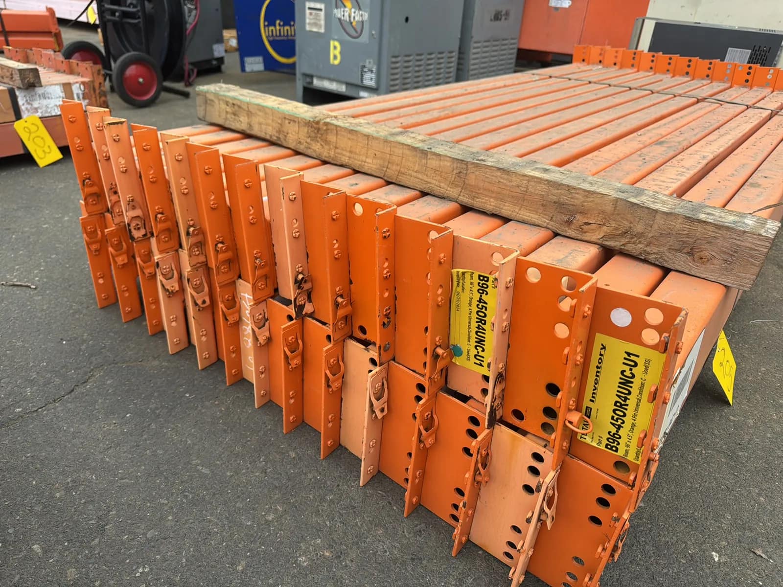 (28) 96” Pallet Racking Crossmembers, photo 2 of 5
