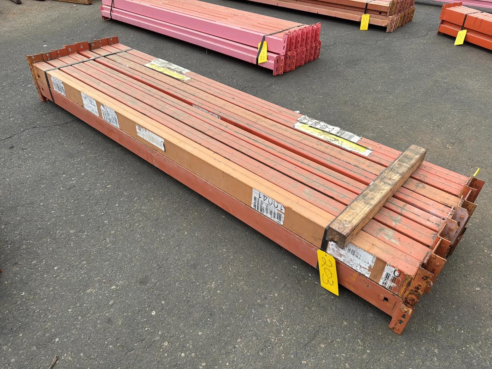 (16) 96” Pallet Racking Crossmembers, photo 2 of 5
