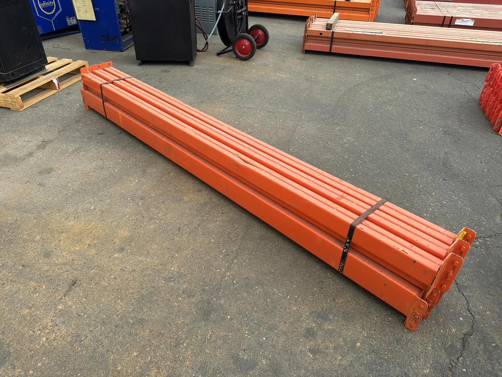 (6) 96” Pallet Racking Crossmembers, photo 4 of 5