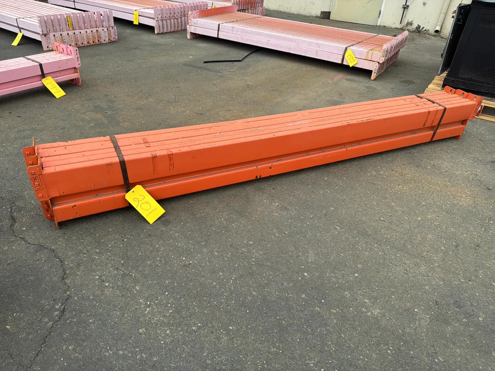 (6) 96” Pallet Racking Crossmembers, photo 2 of 5