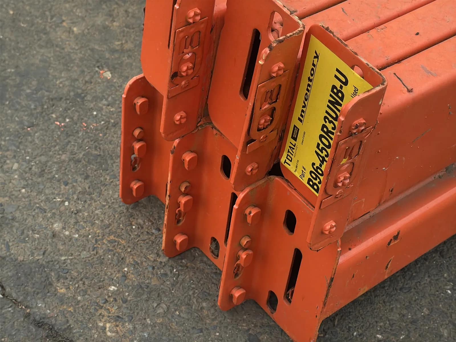 (6) 96” Pallet Racking Crossmembers, photo 3 of 5