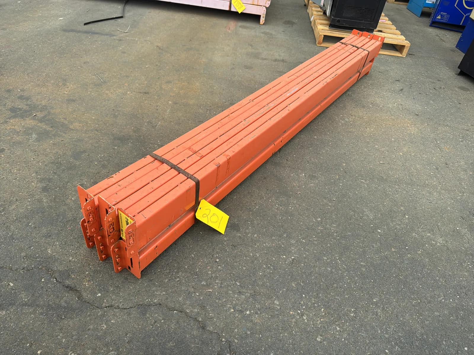 (6) 96” Pallet Racking Crossmembers, photo 1 of 5