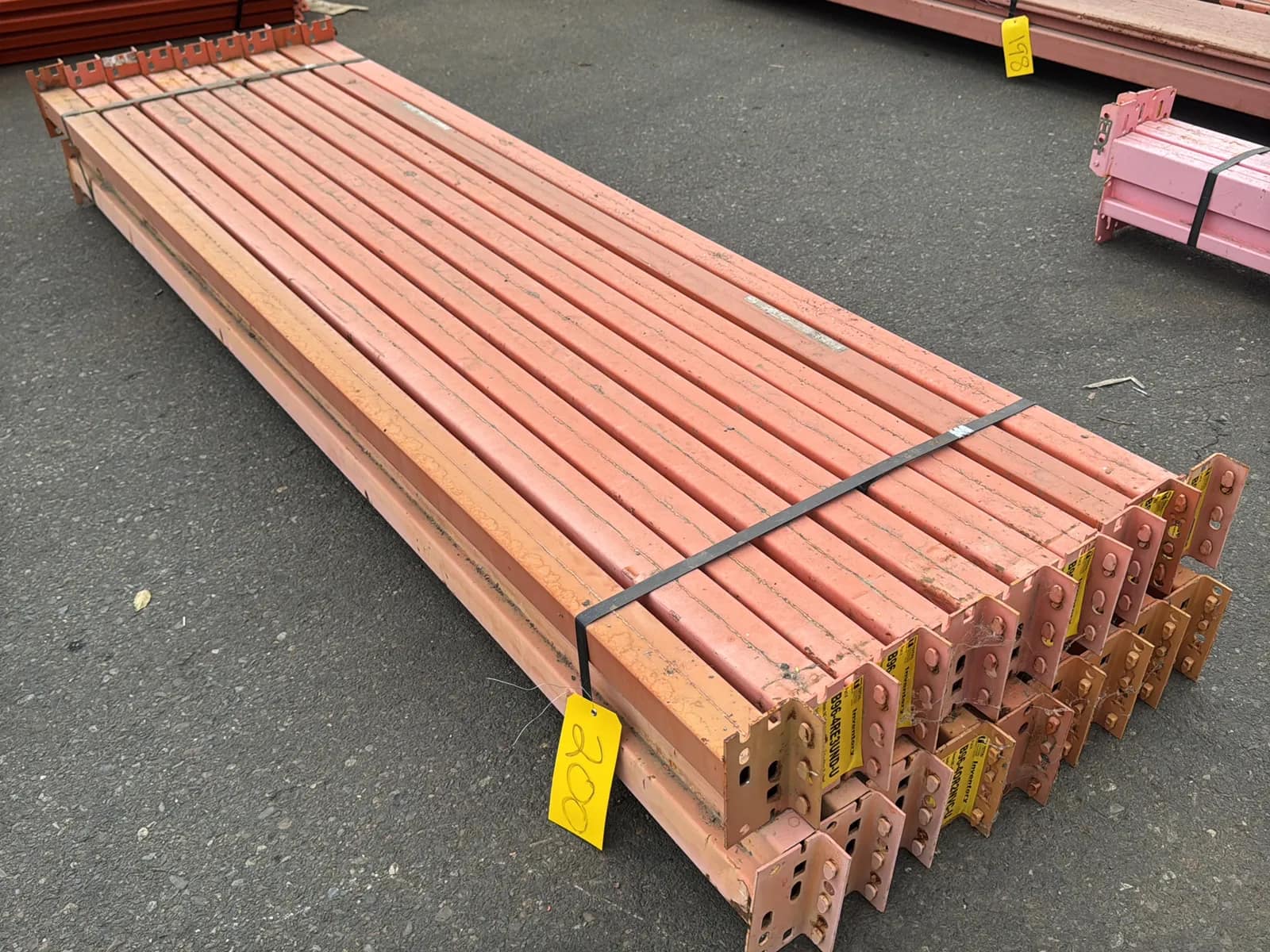 (18) 96” Pallet Racking Crossmembers, photo 1 of 5