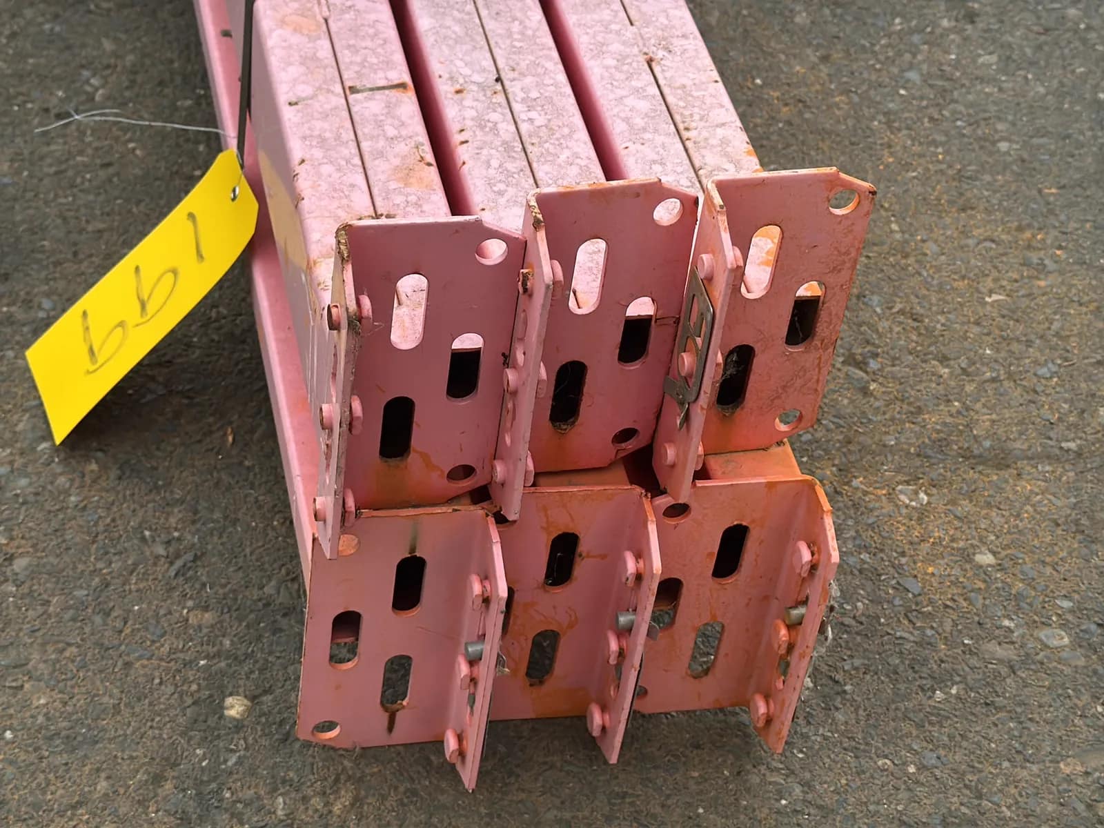 (6) 96” Pallet Racking Crossmembers, photo 3 of 4