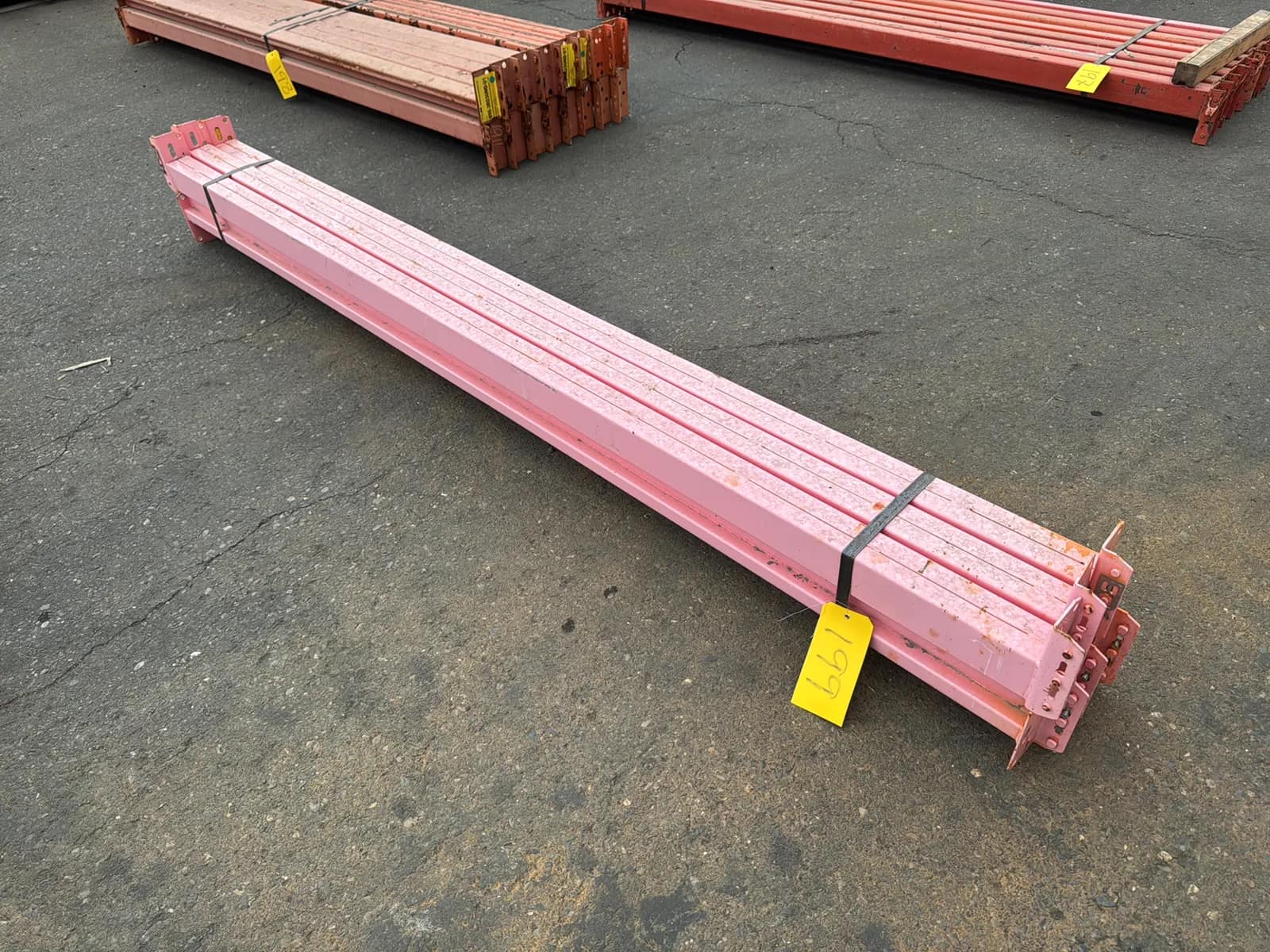 (6) 96” Pallet Racking Crossmembers, photo 2 of 4