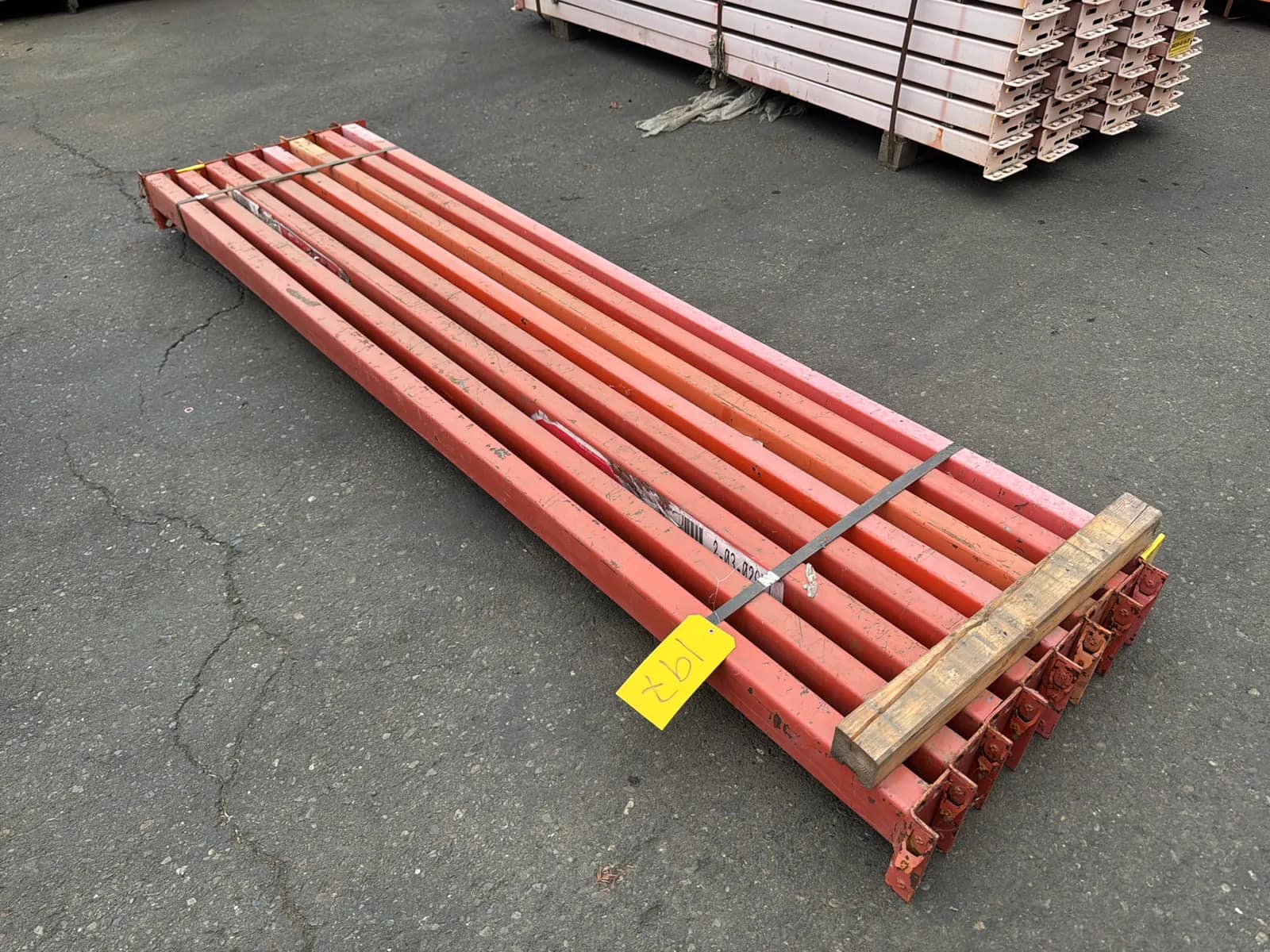 (8) 96” Pallet Racking Crossmembers, photo 1 of 5