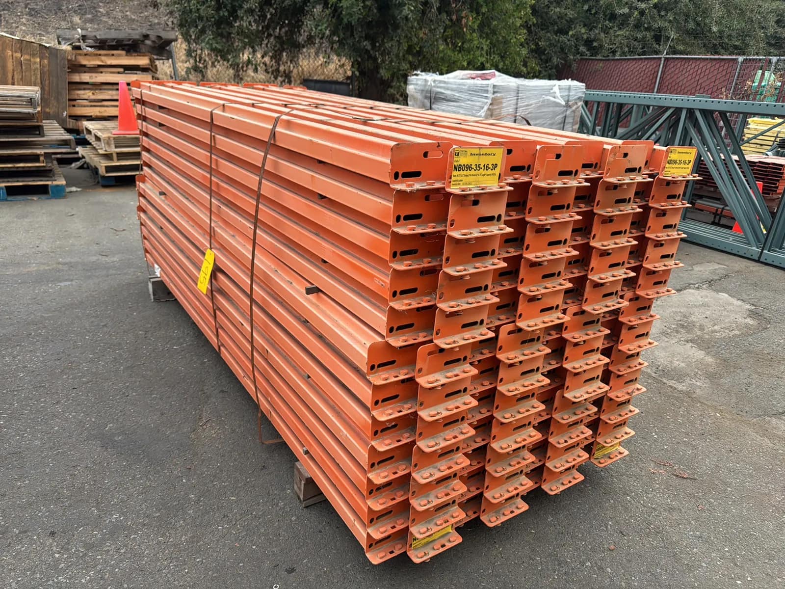 (96) 95” Pallet Racking Crossmembers, photo 1 of 5