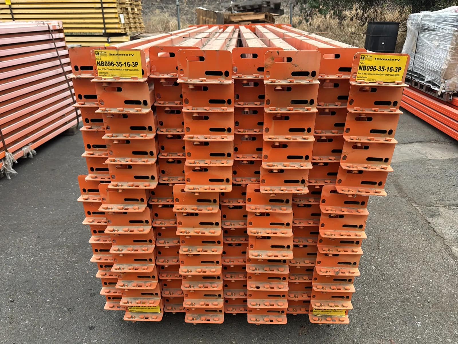 (96) 95” Pallet Racking Crossmembers, photo 2 of 5