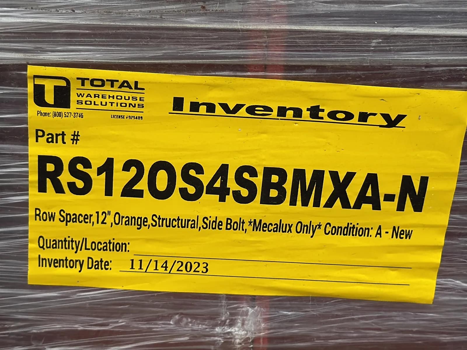 Pallet of 12” Row Spacers, photo 5 of 6