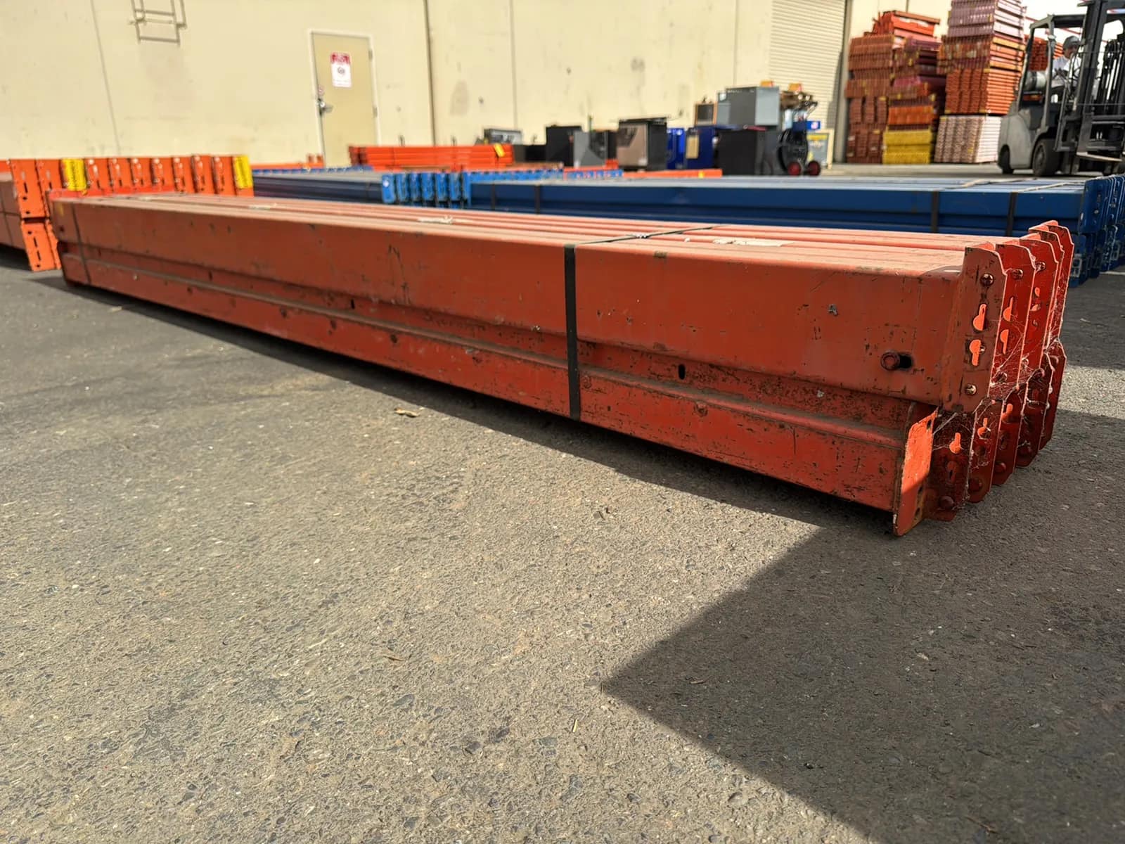 (10) 108” Pallet Racking Crossmembers, photo 4 of 5