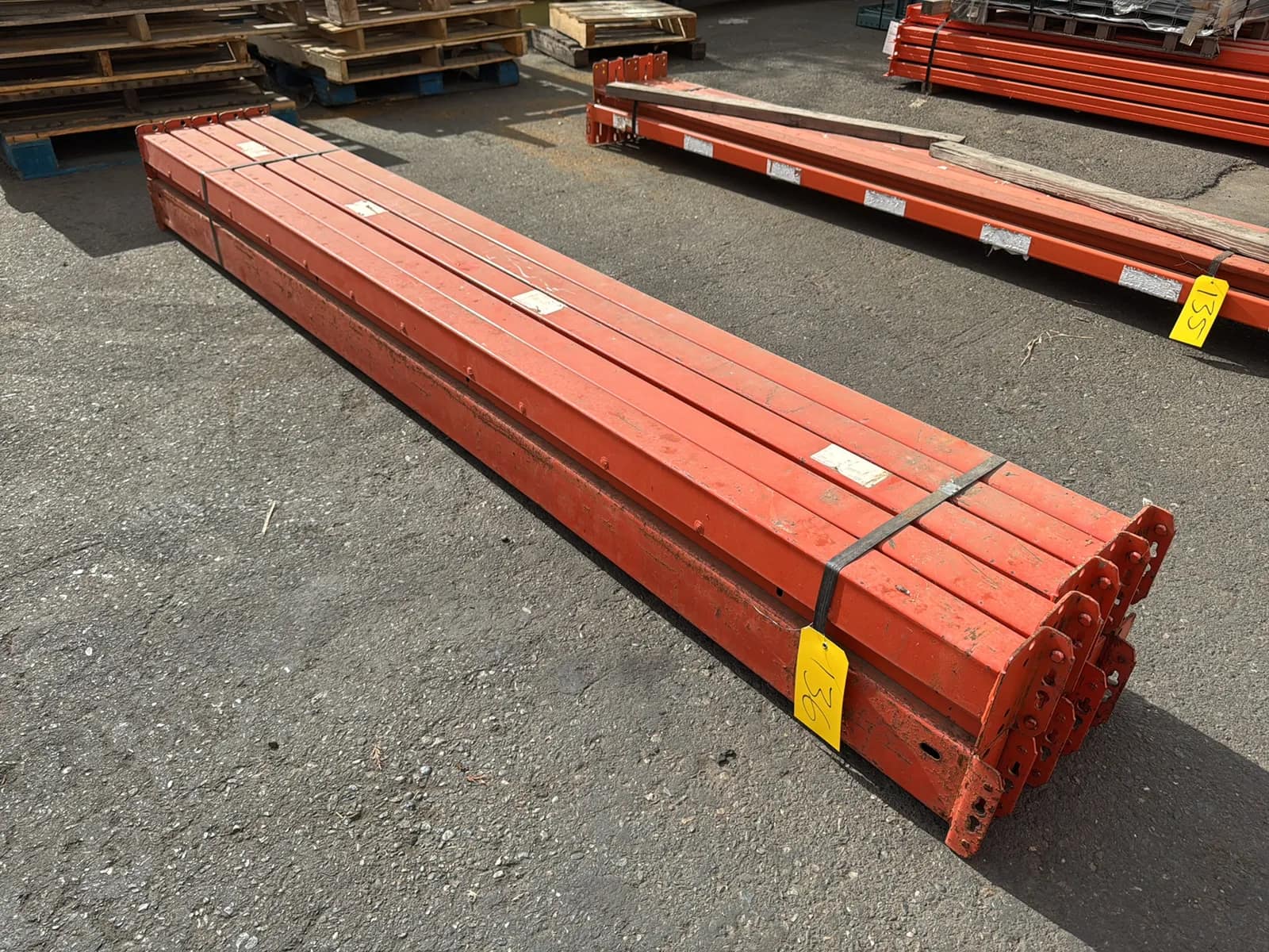 (10) 108” Pallet Racking Crossmembers, photo 1 of 5