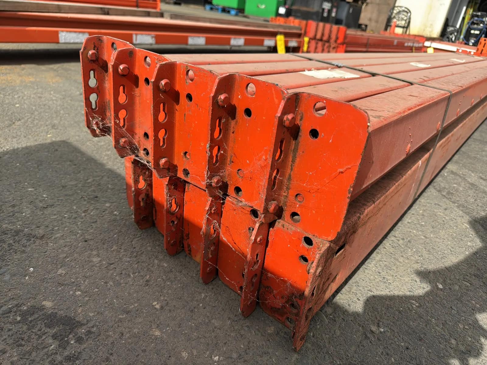 (10) 108” Pallet Racking Crossmembers, photo 3 of 5